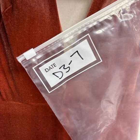 Jenny Yoo Logan Velvet Sleeveless Illusion Plunging V-Neck Gown Maxi Dress 2 - Picture 16 of 16